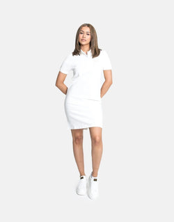 Polo Macey Tipped Off White Golfer Dress