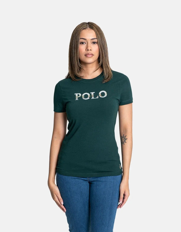 Polo Mbali Sequin Bottle Green T-Shirt