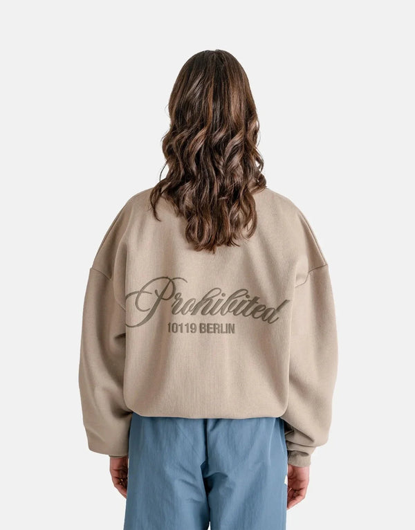 Prohibited Hometown Dust Grey Crew Neck