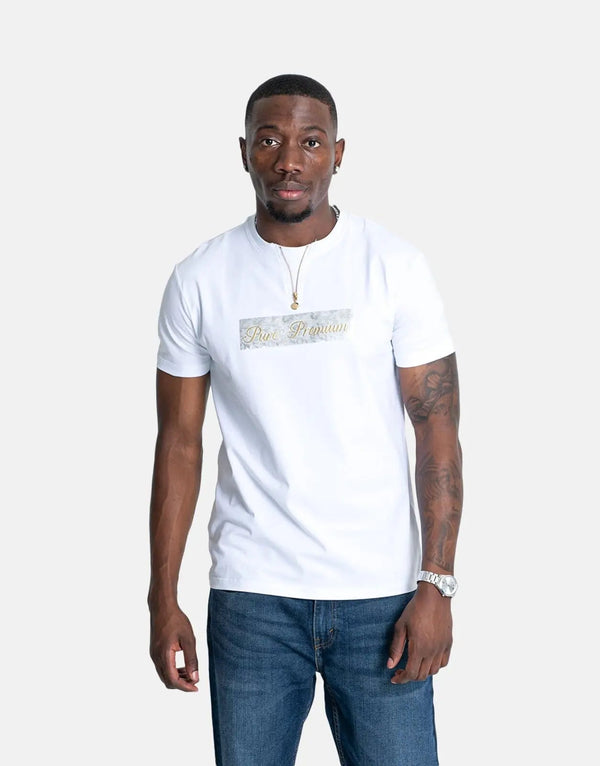 Pure Premium Galaxy White T-Shirt