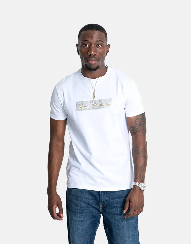 Pure Premium Galaxy White T-Shirt
