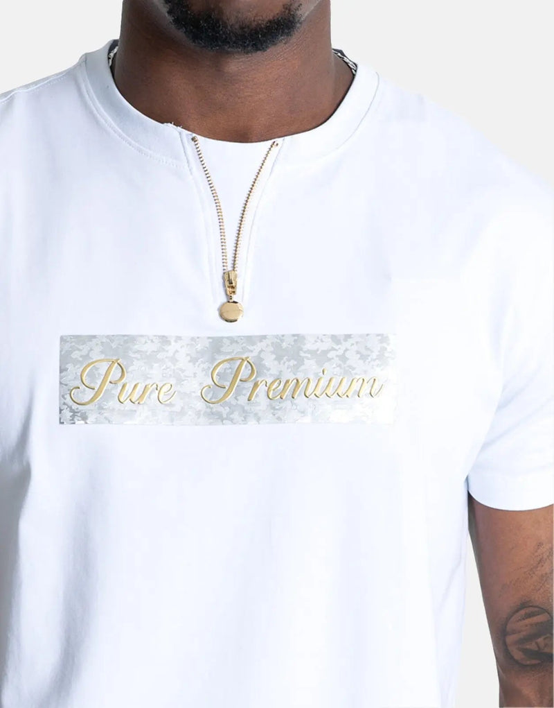 Pure Premium Galaxy White T-Shirt