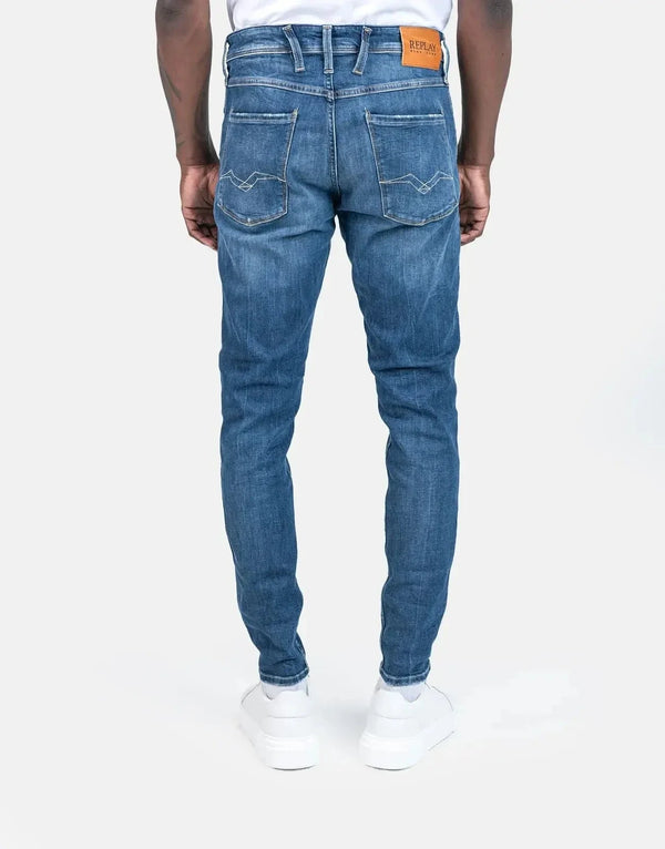 Replay 573 Eco Plus Mid Blue Jeans