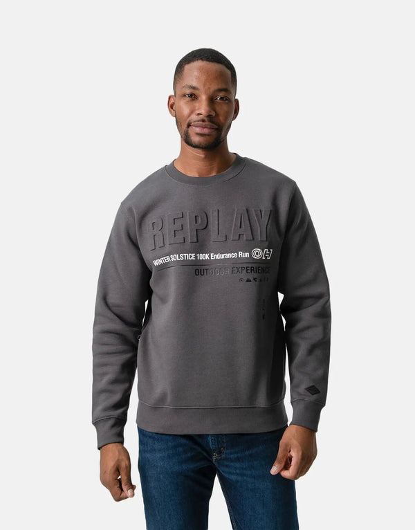 Replay Endurance Run Sweatshirt Titanium