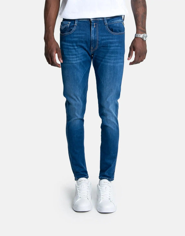 Replay Hyperflex Eco Plus Mid Blue Jeans