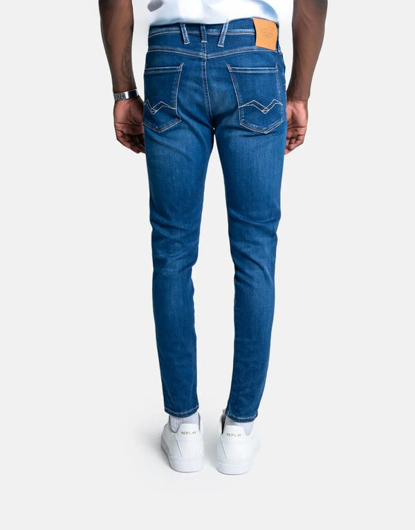 Replay Hyperflex Eco Plus Mid Blue Jeans