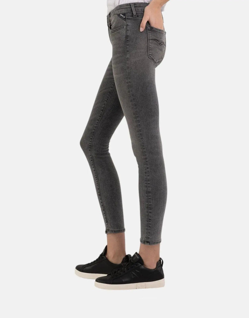 Replay Hyperflex New Luz Skinny Fit Grey Jeans