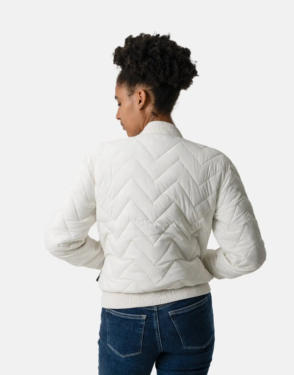 Replay Light Weight Tuks Jacket Butter White