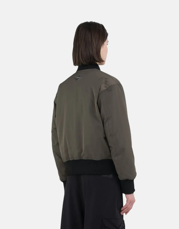 Replay Mud Green Bomber Jacket