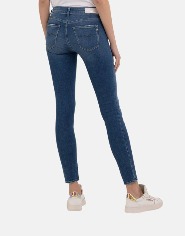 Replay New Luz Blue Skinny Jeans