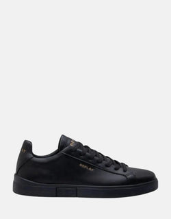 Replay Polys Gold Black Sneakers