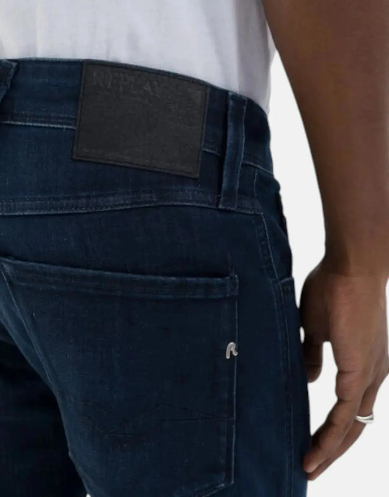 Replay Powerstretch Dark Blue Slim Jeans
