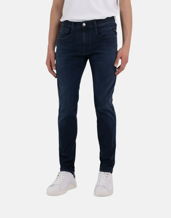 Replay Recycled Hyperflex Blue Jeans
