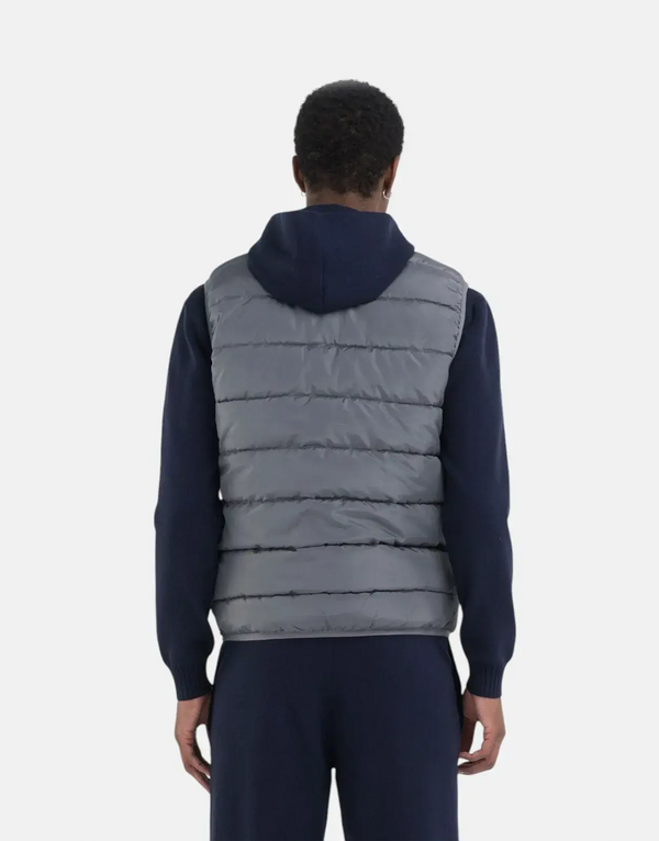 Replay Sleeveless Puffer Jacket Grey