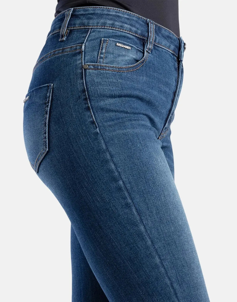 Sissy Boy Mid Waist Bootleg Jeans Med Vantage