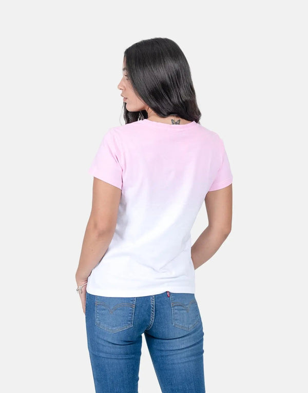 Sissy Boy Regular Fit Tie Dye Bling T-Shirt Pink/White