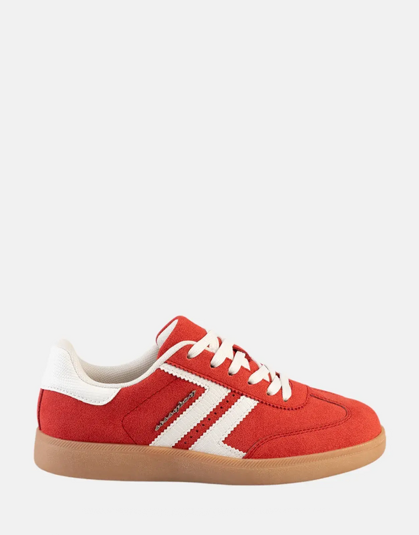 Sissy Boy Stitch Red Gum Outsole Sneakers