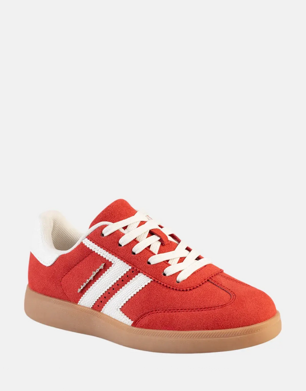 Sissy Boy Stitch Red Gum Outsole Sneakers