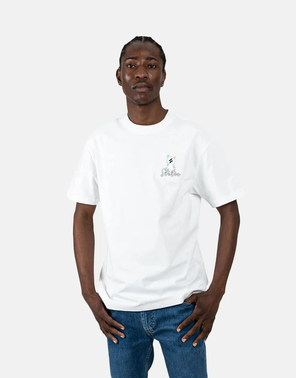 Static Energie Gruner White T-Shirt