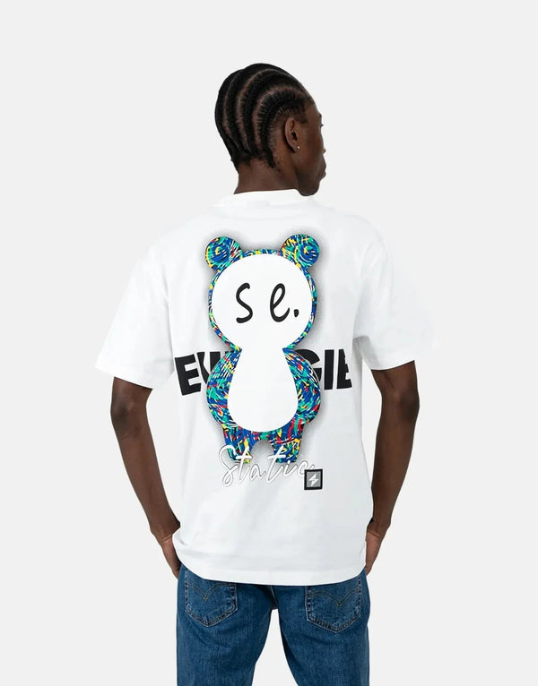 Static Energie Gruner White T-Shirt