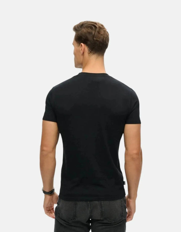 Superdry Essential Logo EMB Hazard Black T-Shirt