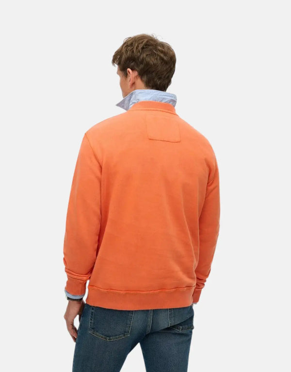 Superdry Vintage Athletic Preppy Orange Sweatshirt