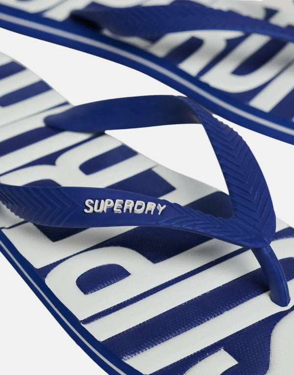 Superdry Vintage Vegan Regal Blue Flip Flops