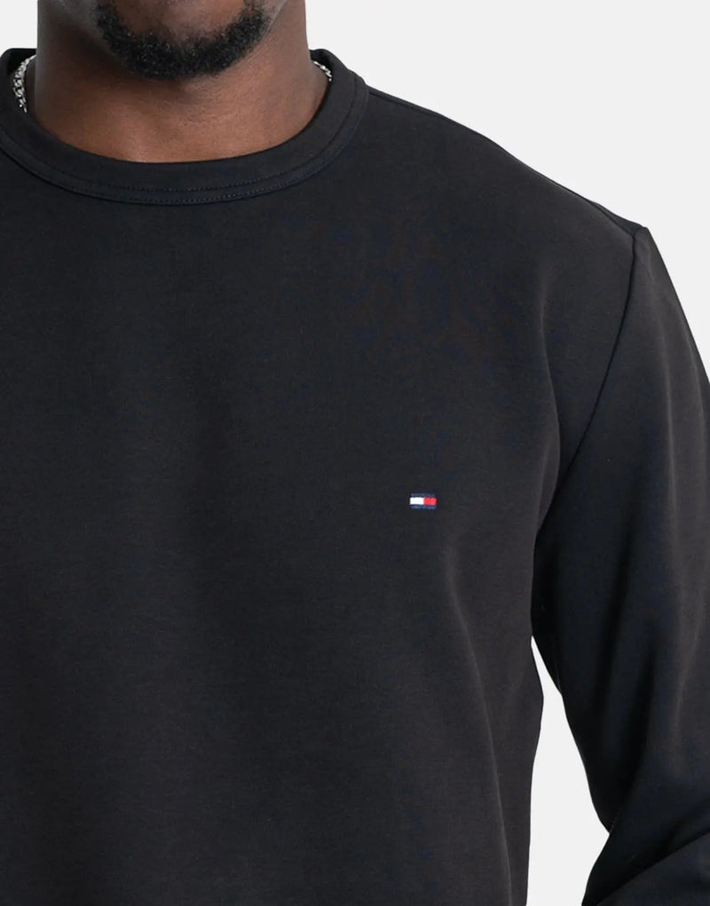 Tommy Hilfiger Essential Intechno Black Crew Neck
