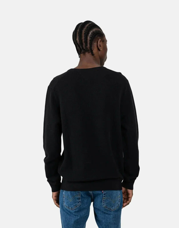 Tommy Hilfiger Essential Structure Black Crew Neck T-Shirt