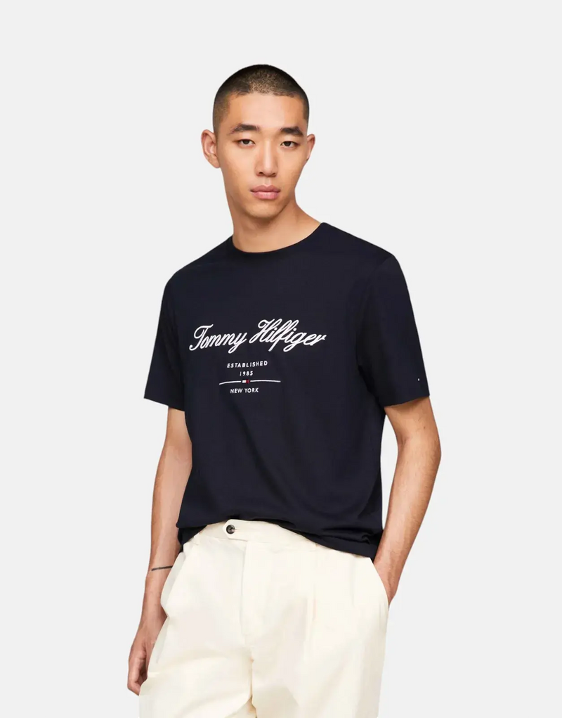 Tommy Hilfiger MSW Navy Logo T Shirt