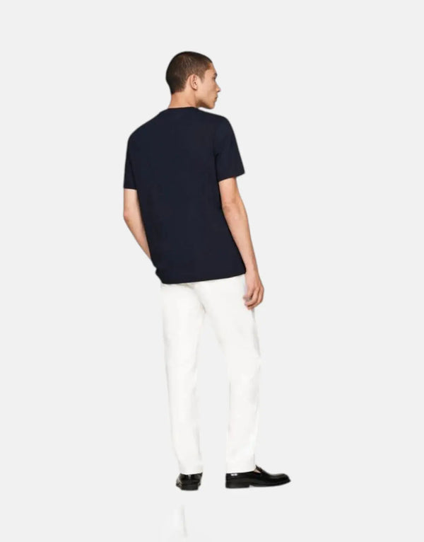 Tommy Hilfiger Vertical Flag Black T-Shirt