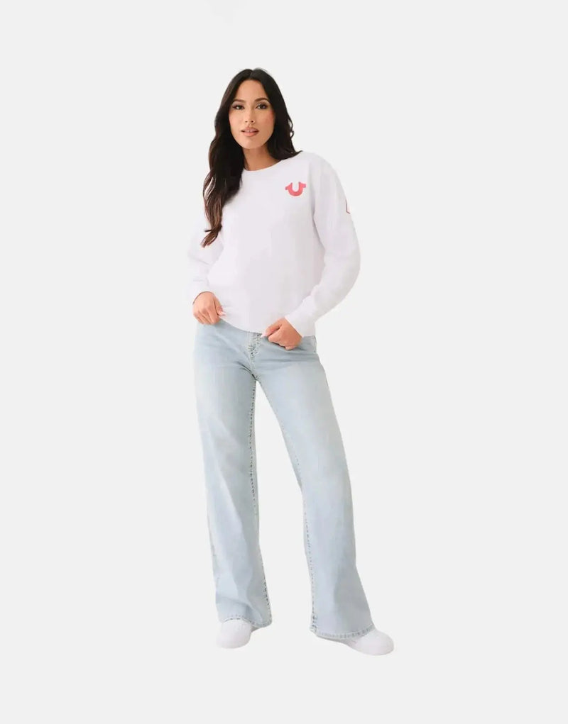 True Religion Anniversary White Sweatshirt