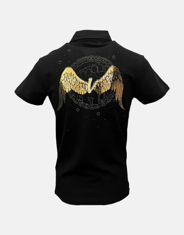 Vialli Kabza Black Polo Shirt
